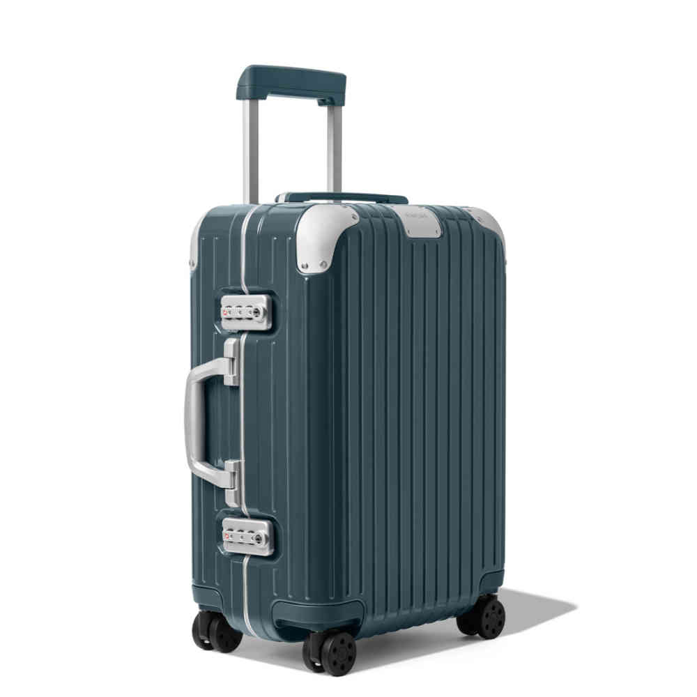 Rimowa Steel Blue Premium Cabin Trolley Bag-2