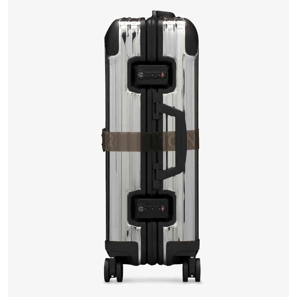 Moncler & Rimowa Silver Premium Cabin Trolley Bag-thumb-7