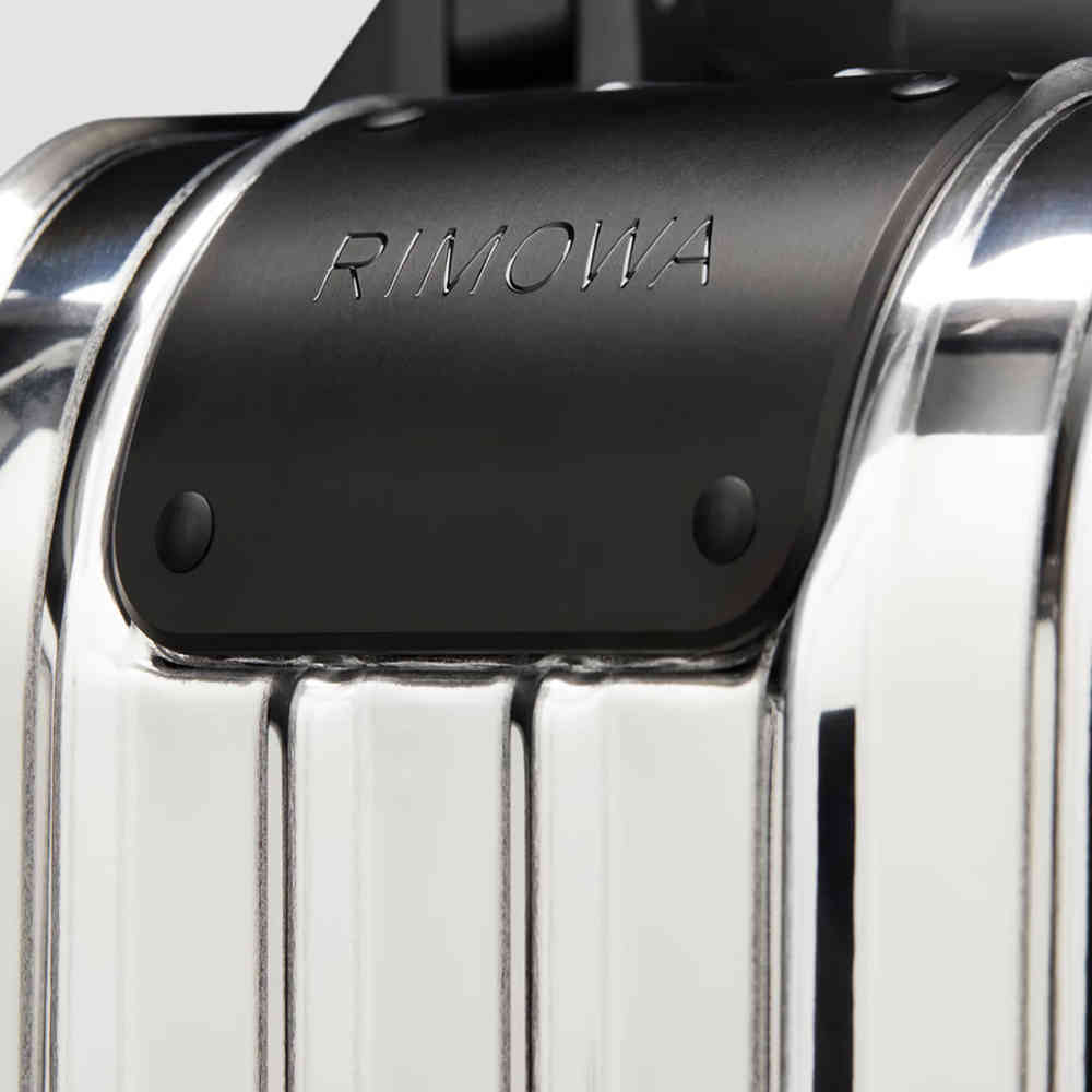 Moncler & Rimowa Silver Premium Cabin Trolley Bag-thumb-5
