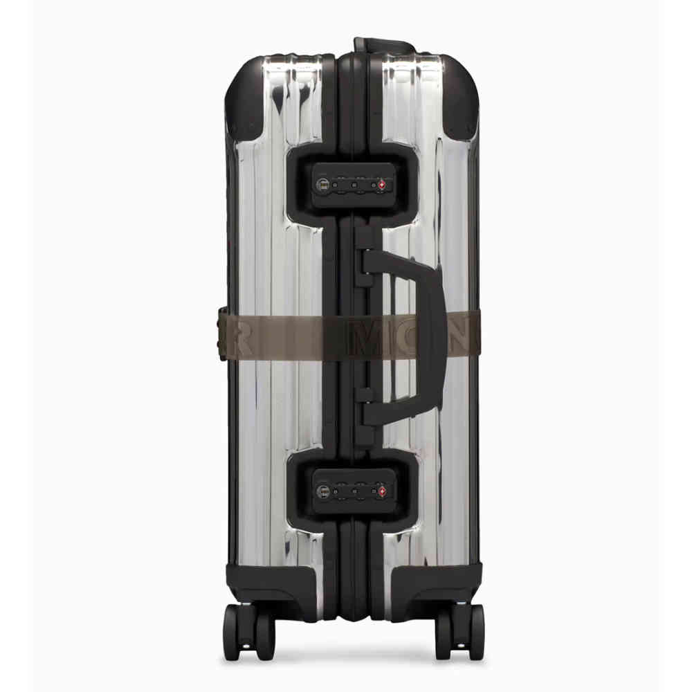 Moncler & Rimowa Silver Premium Cabin Trolley Bag-thumb-1