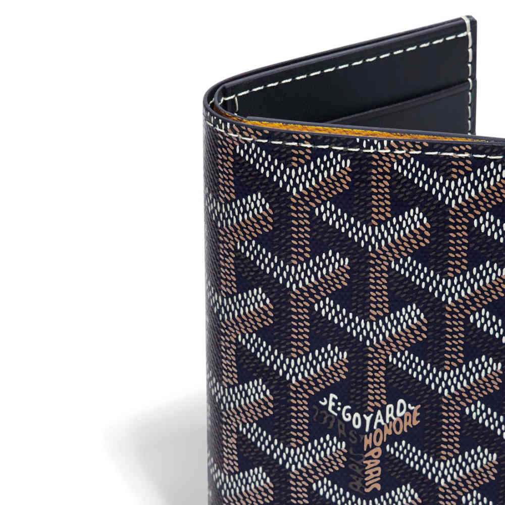 Goyard Navy Blue Premium Pocket Organiser Wallet-thumb-2