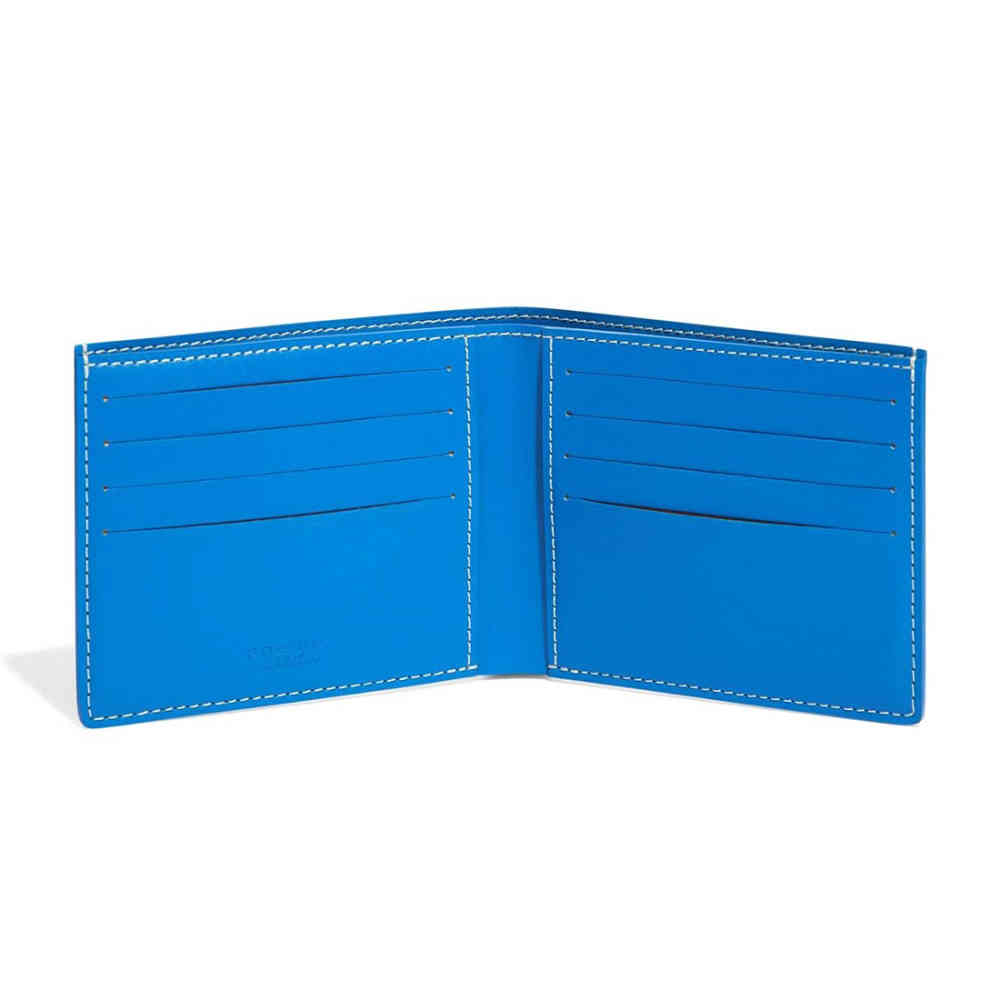 Goyard Blue Premium Compact Wallet-1