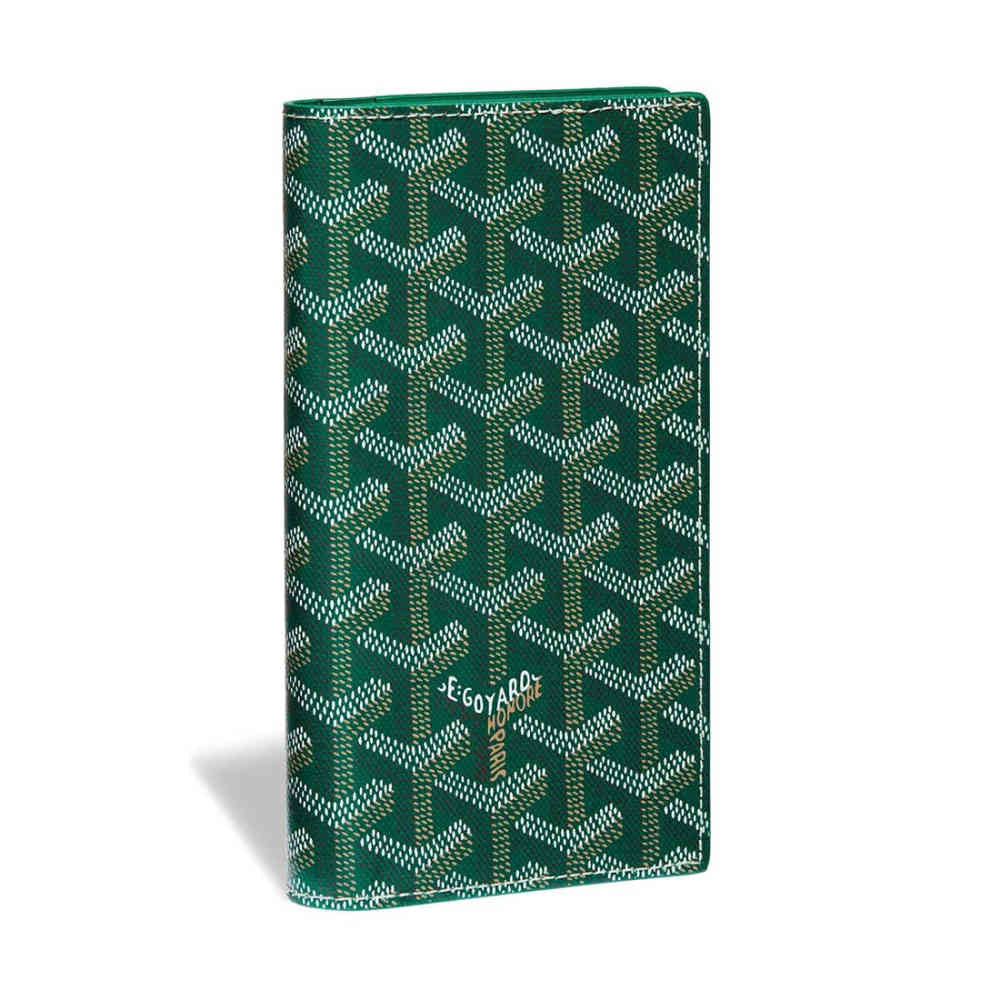 Green Goyard Brown Premium Long Wallet