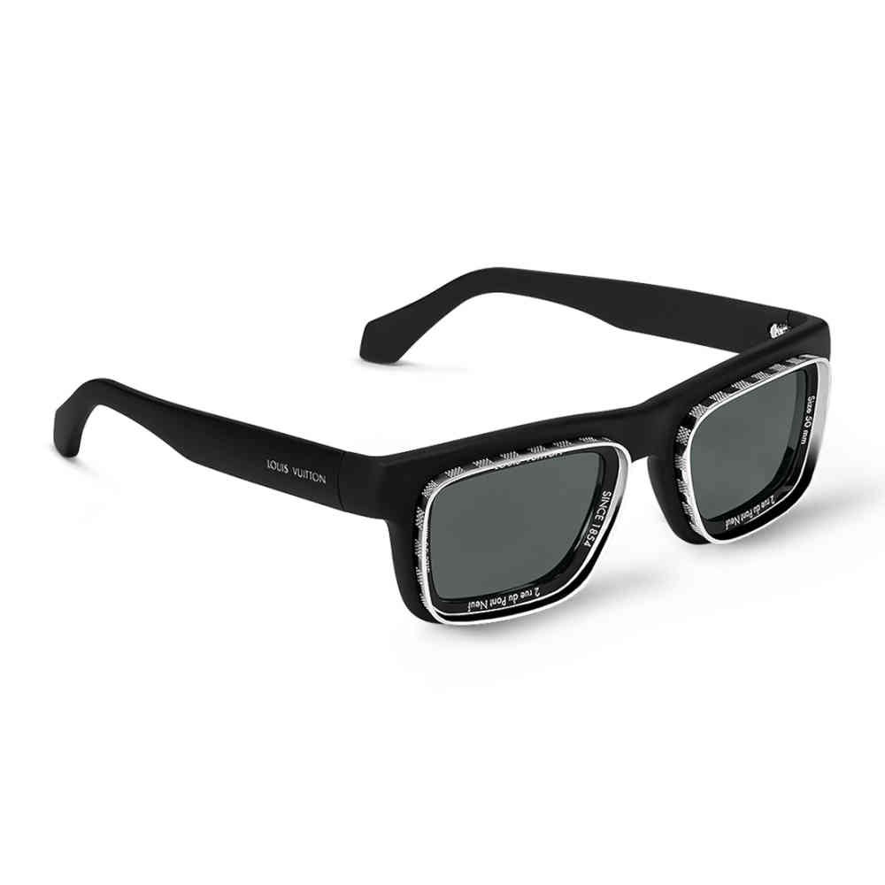 Black Louis Vuitton Green Luxury Sunglasses