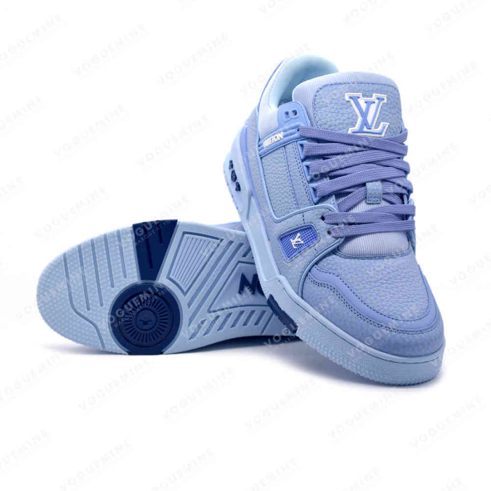 Louis Vuitton Blue Premium Quality Sneakers-thumb-5