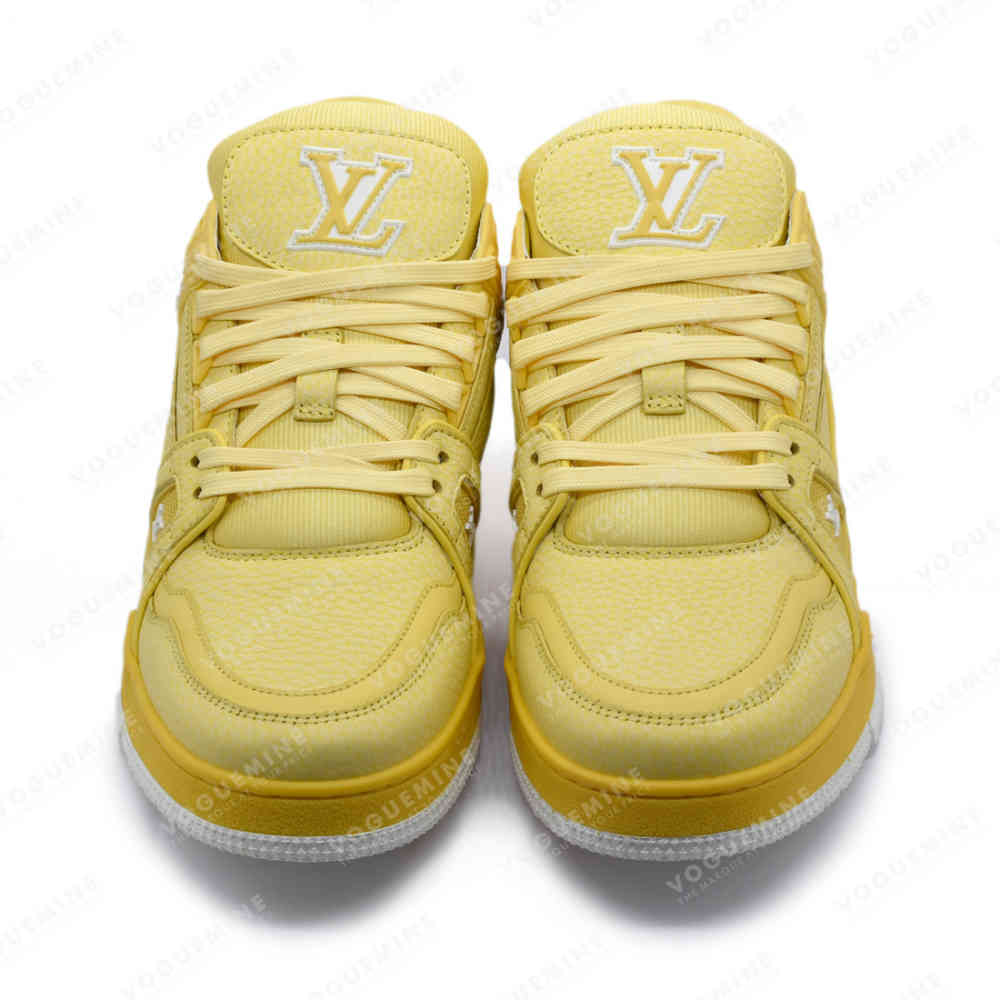 Louis Vuitton Yellow Premium Quality Sneakers-3