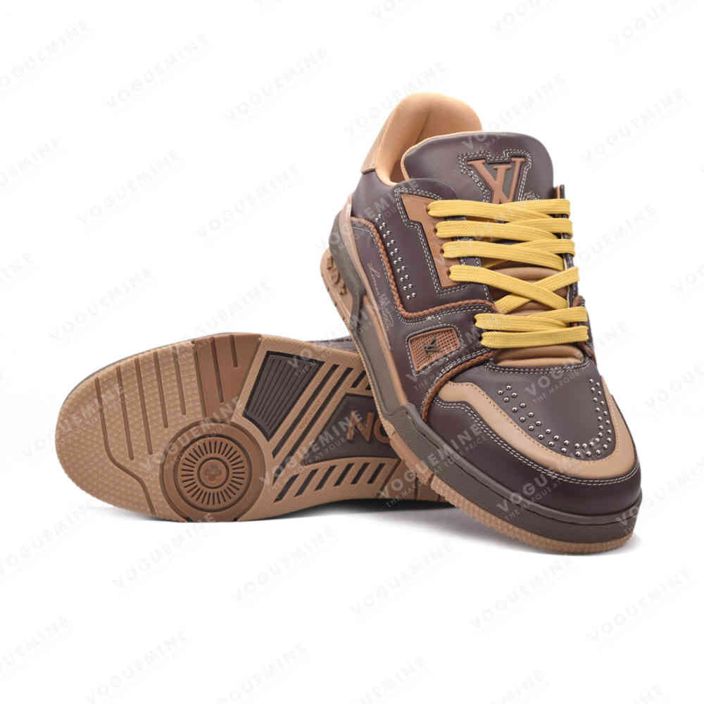 Louis Vuitton Brown Premium Quality Sneaker-5