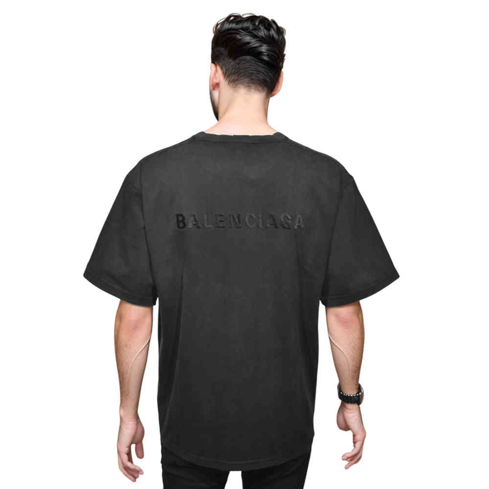 Balenciaga Black Premium Quality T-shirt-1