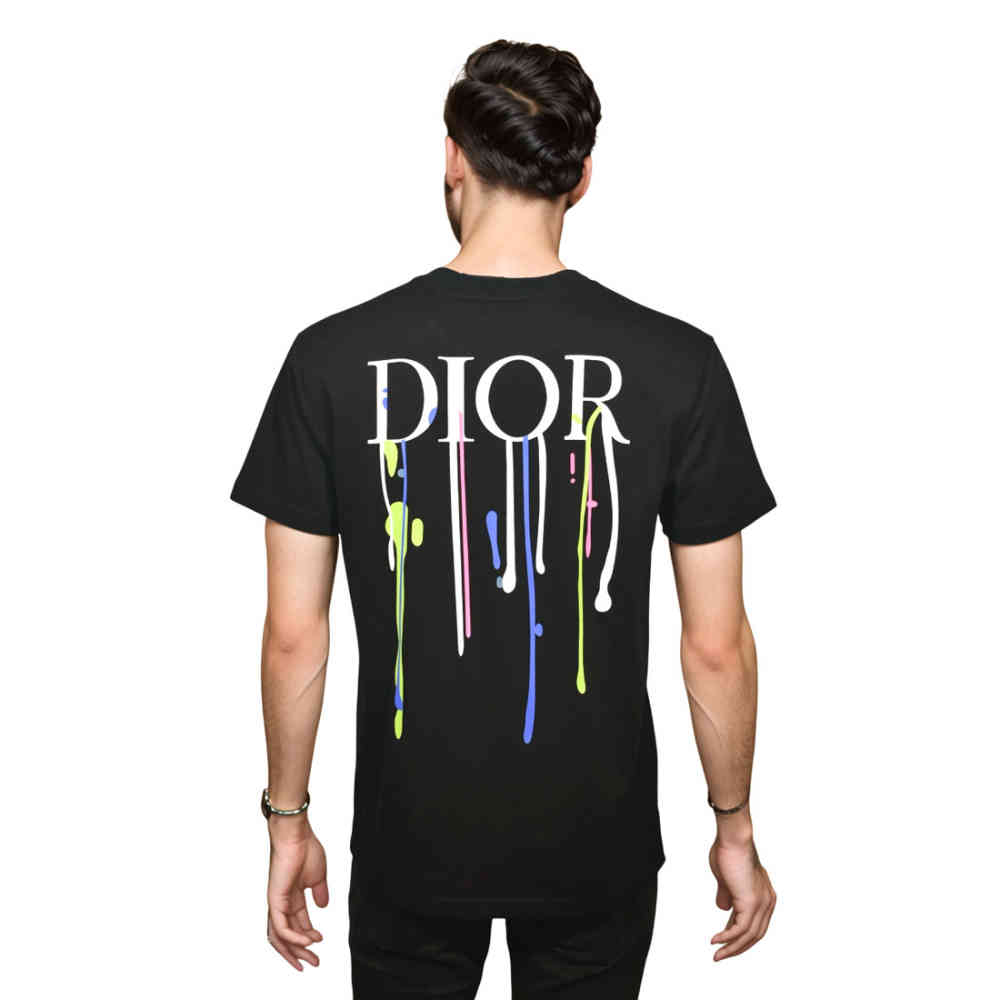 Dior Black Premium Quality T-shirt-thumb-1