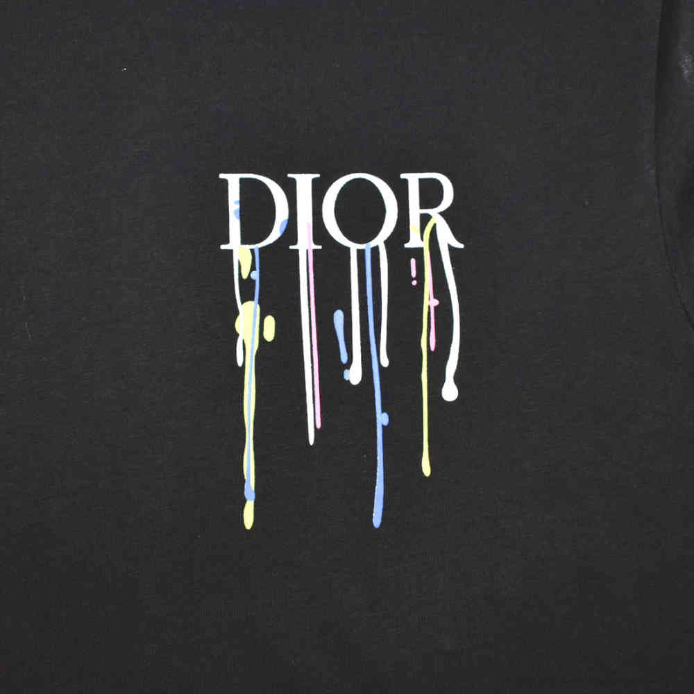 Dior Black Premium Quality T-shirt-thumb-3