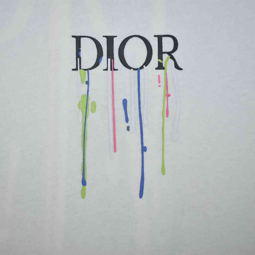 Dior White Premium Quality T-shirt-3