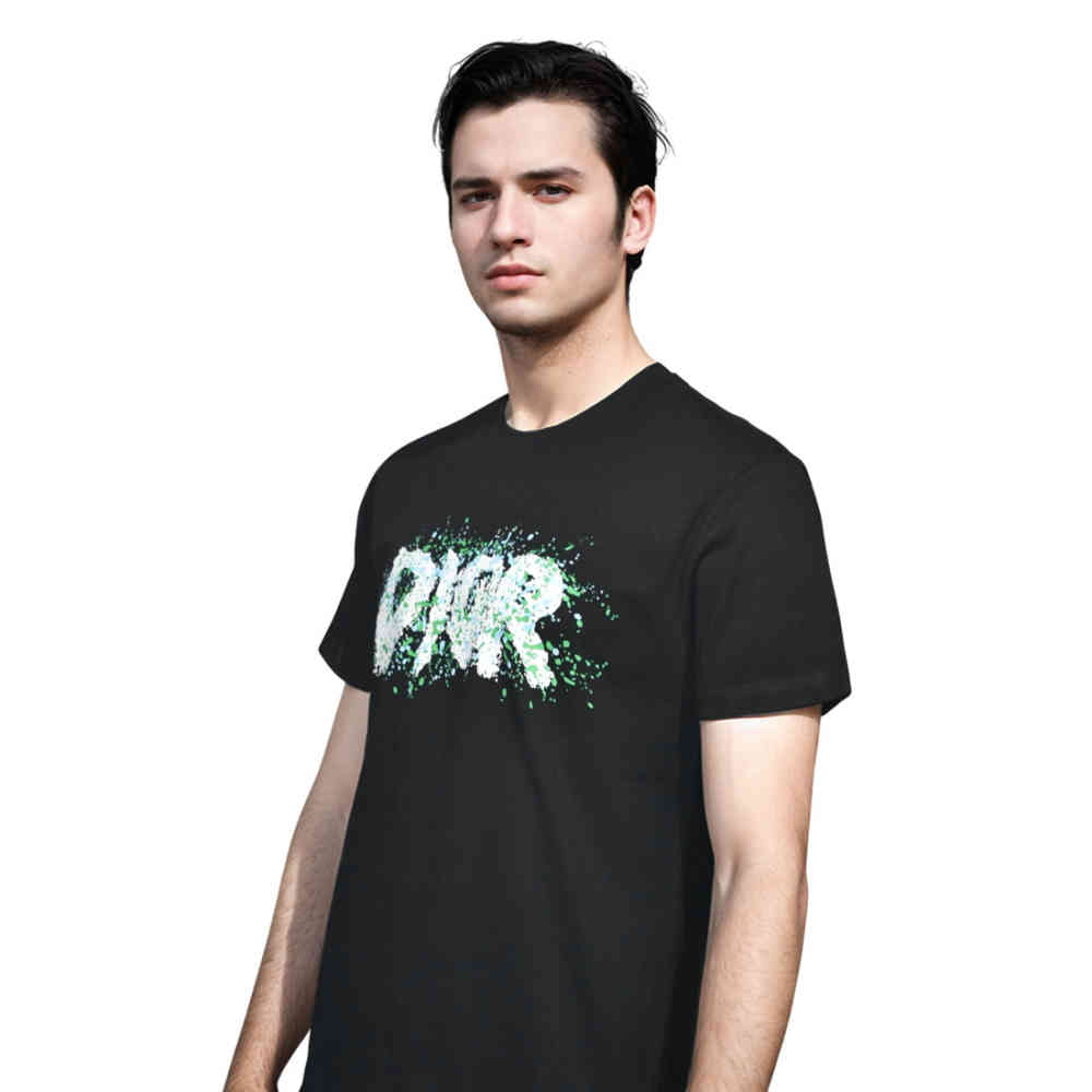Dior Black Premium Quality T-shirt-thumb-2