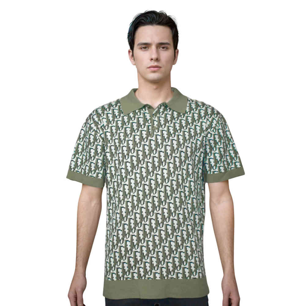 Dior Green Premium Quality T-shirt-thumb-0