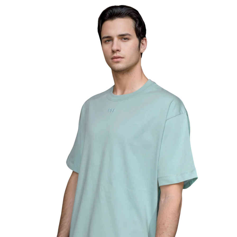 Off-White Sky Blue Premium Quality T-shirt-2
