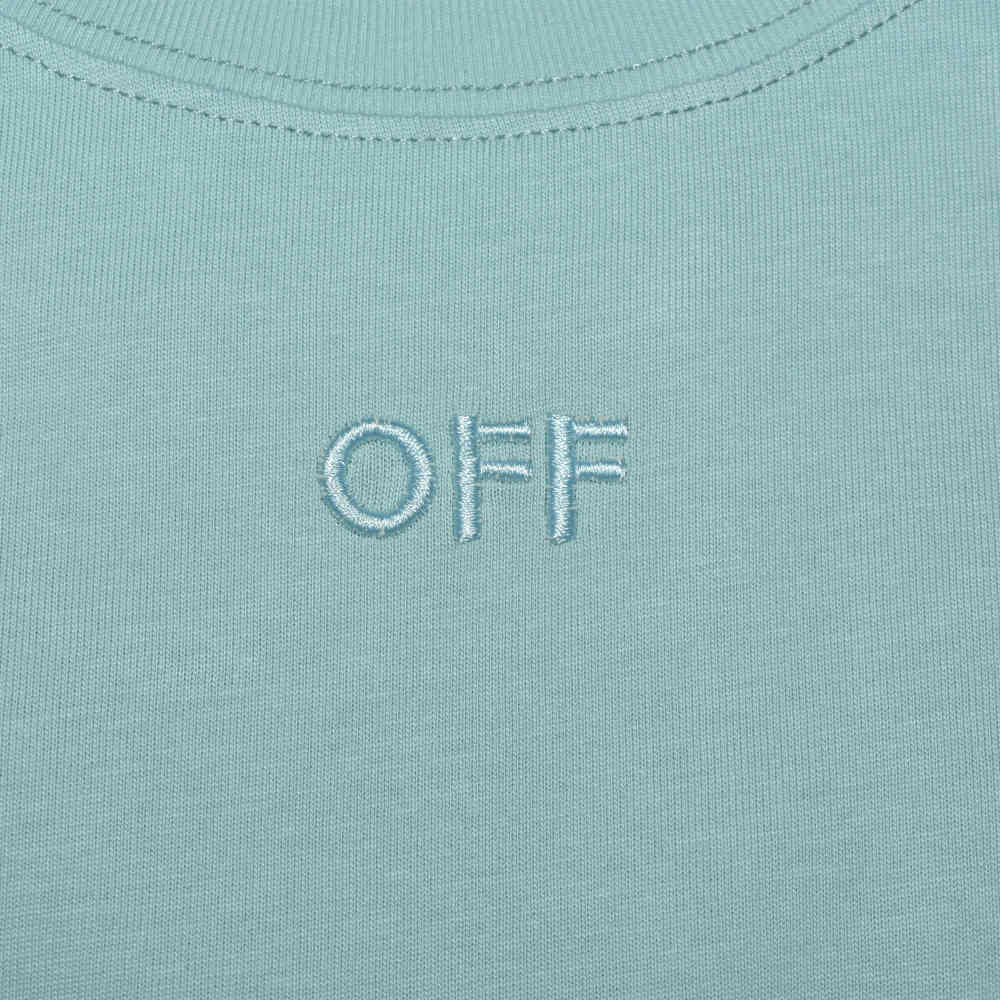 Off-White Sky Blue Premium Quality T-shirt-3
