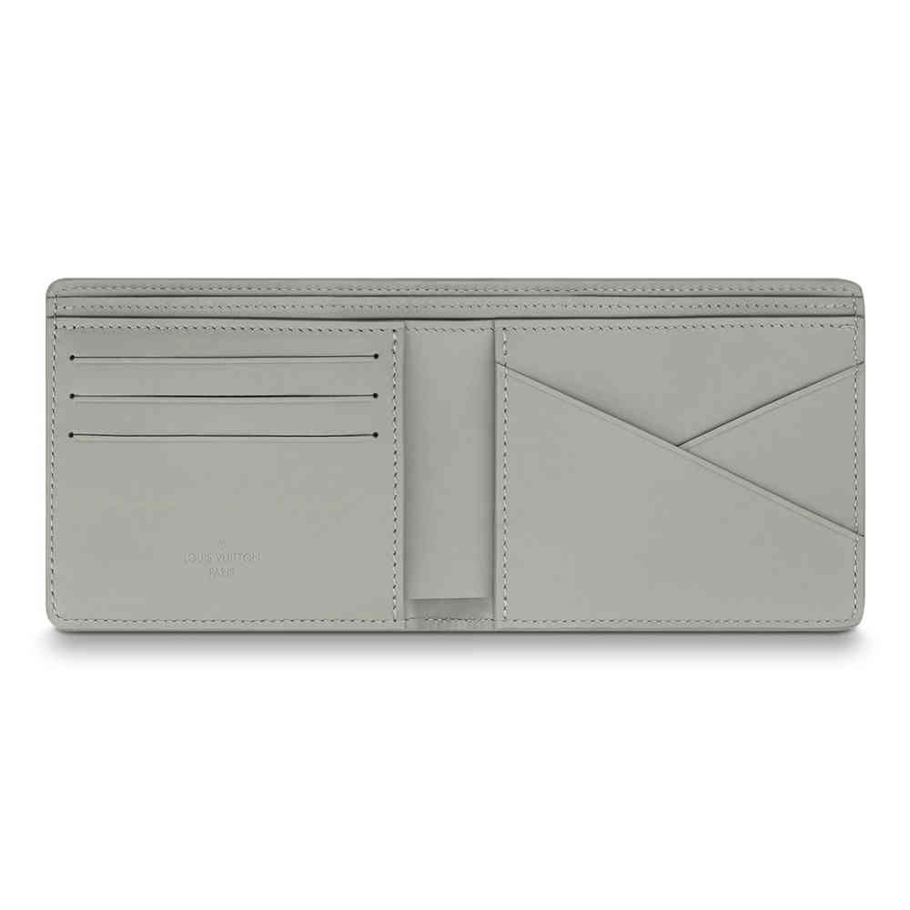 Louis Vuitton Grey Premium Compact Wallet-1