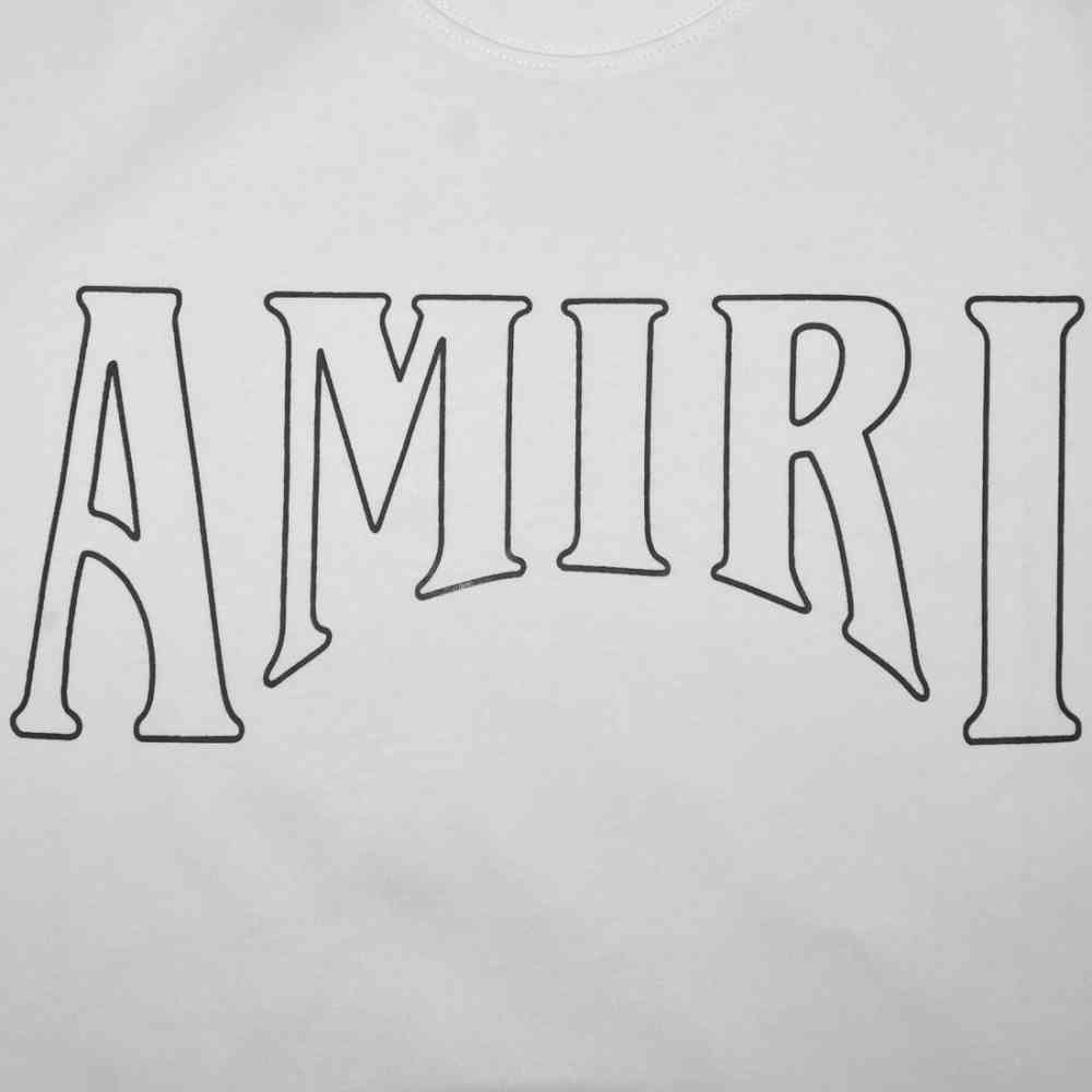 Amiri White Premium Quality T-shirt-3