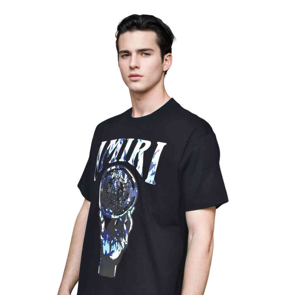 Amiri Black Premium Quality T-shirt-thumb-2