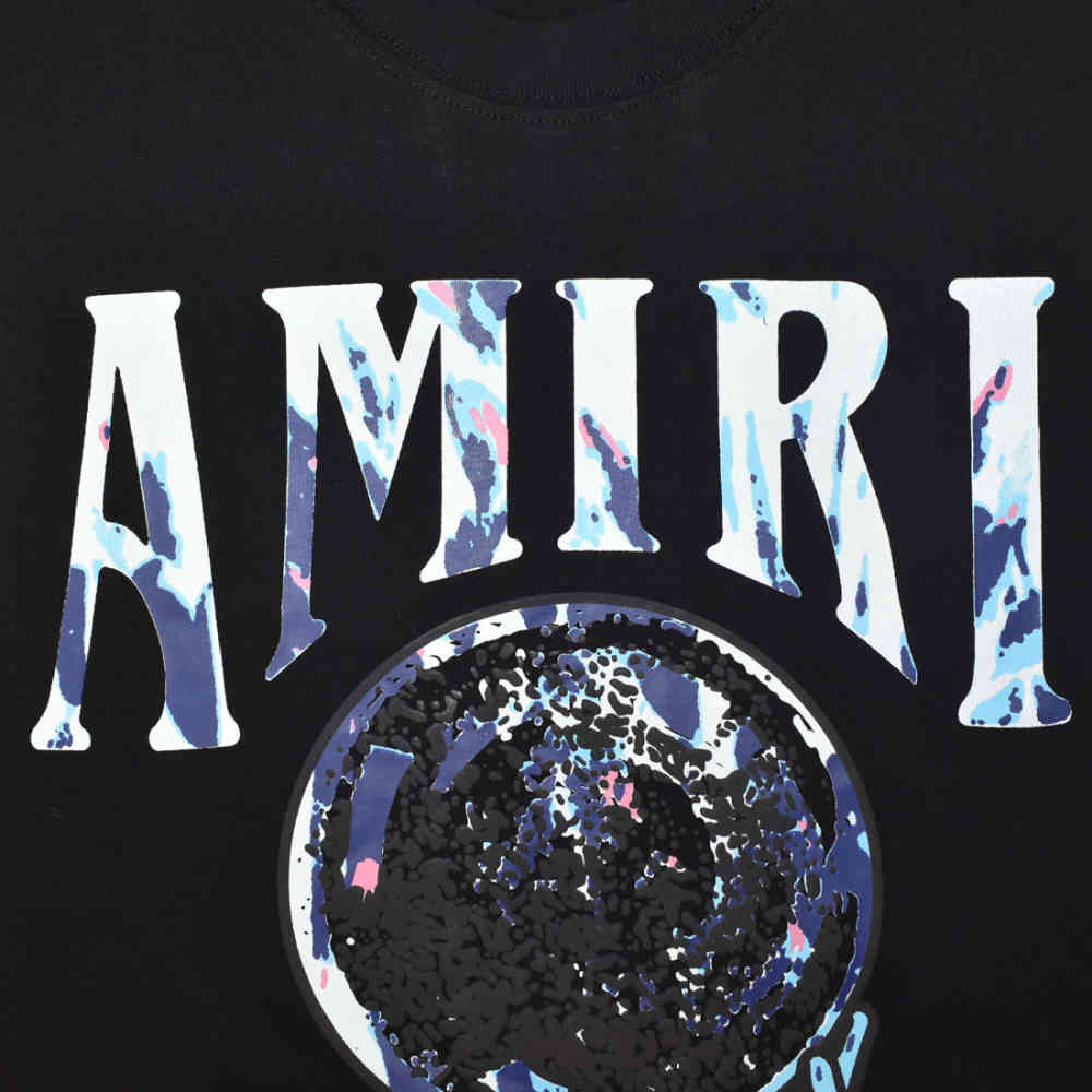 Amiri Black Premium Quality T-shirt-thumb-3