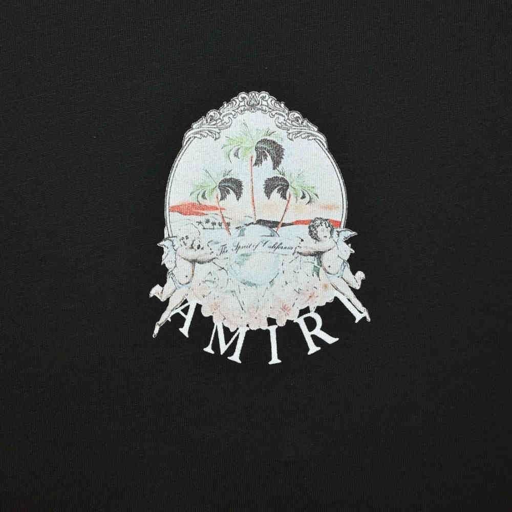 Amiri Black Premium Quality T-shirt-3