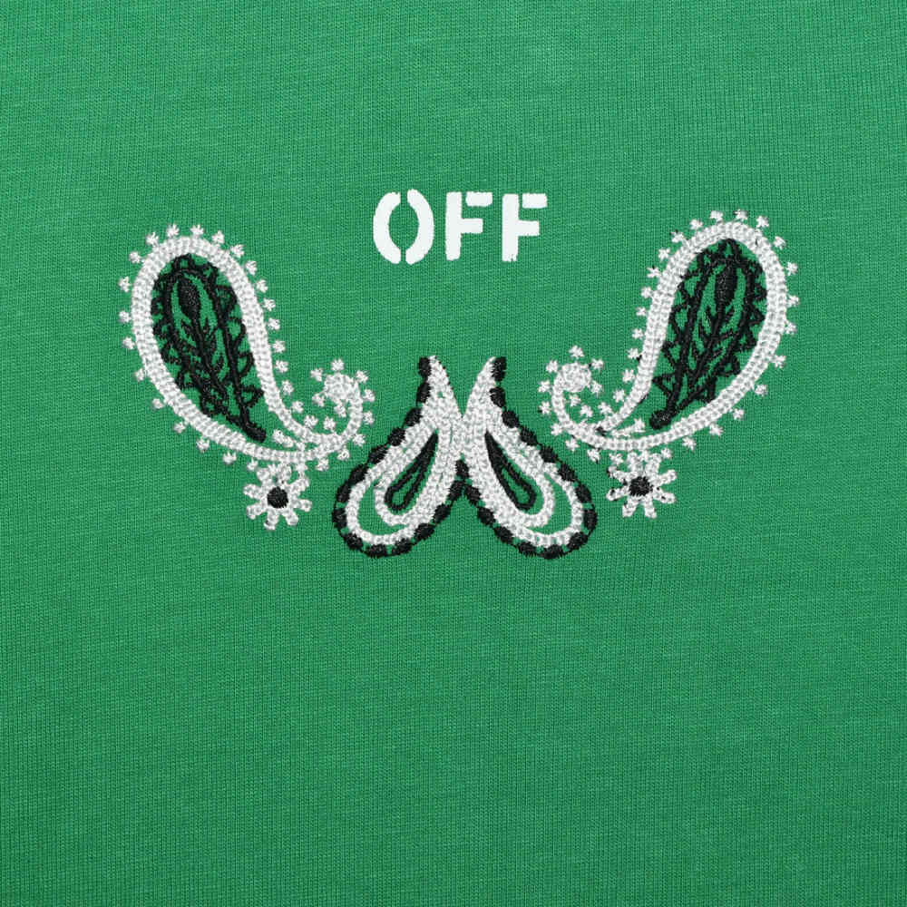 Off-White Green Premium Quality T-shirt-3