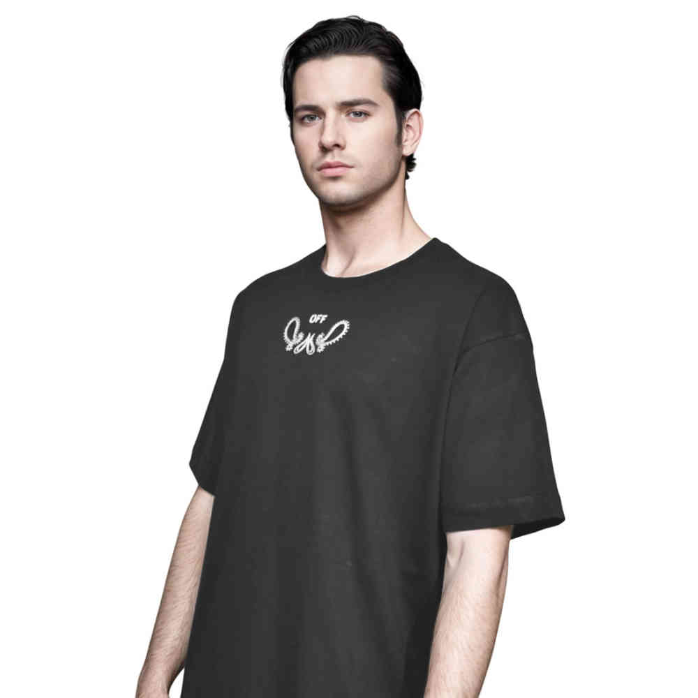 Off-White Black Premium Quality T-shirt-thumb-2