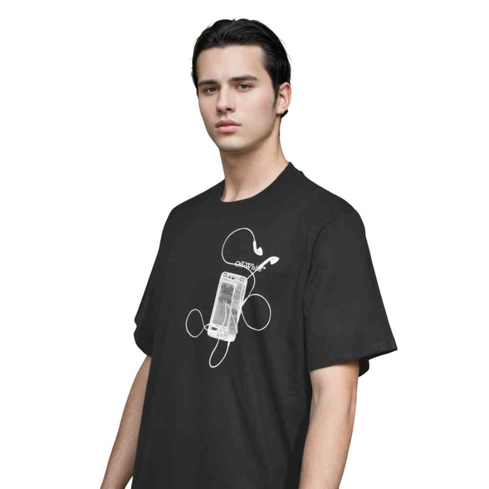 Off-White Black Premium Quality T-shirt-thumb-2
