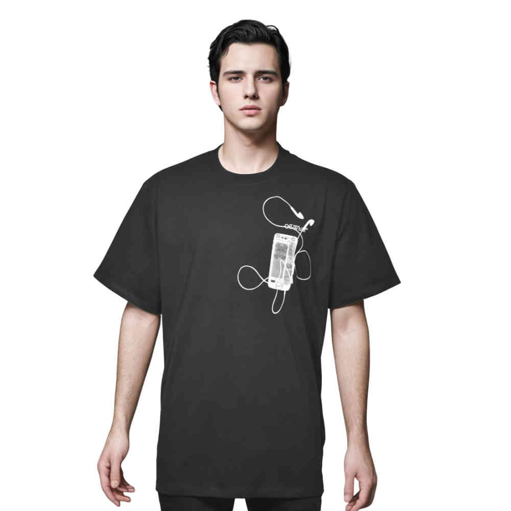 Off-White Black Premium Quality T-shirt-thumb-0
