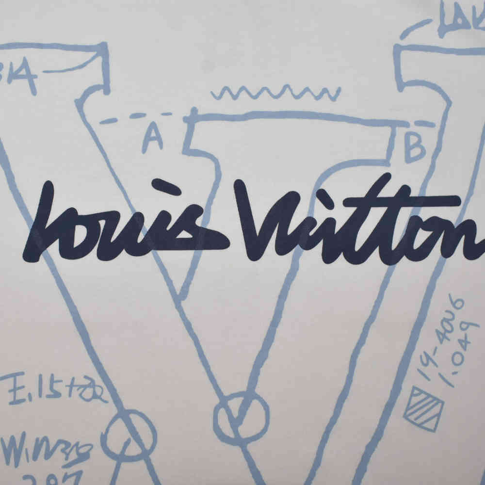 Louis Vuitton White Premium Quality T-shirt-thumb-3