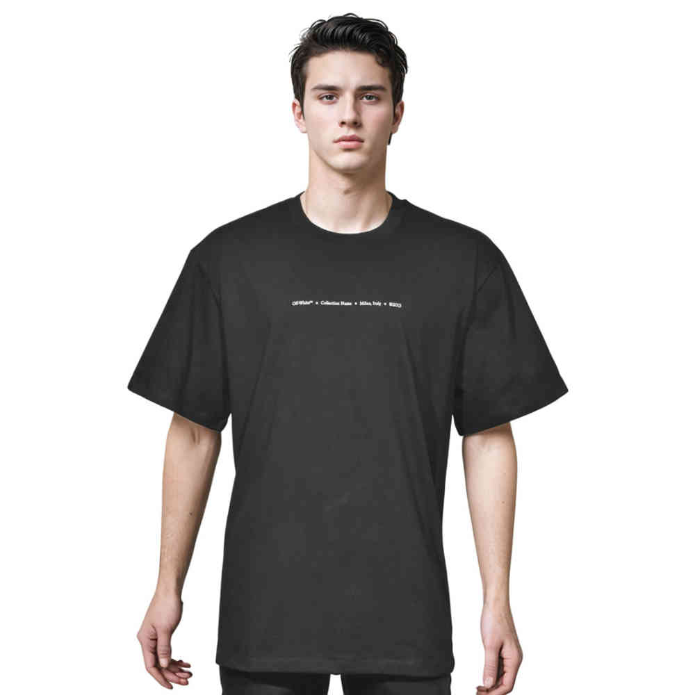 Off-White Black Premium Quality T-shirt-thumb-0