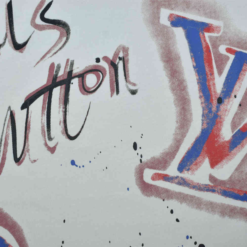 Louis Vuitton White Premium Quality T-shirt-thumb-3