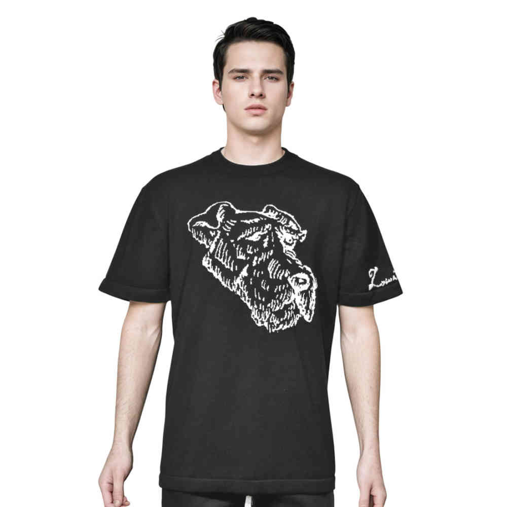 Black Louis Vuitton Sky Blue Premium Quality T-shirt
