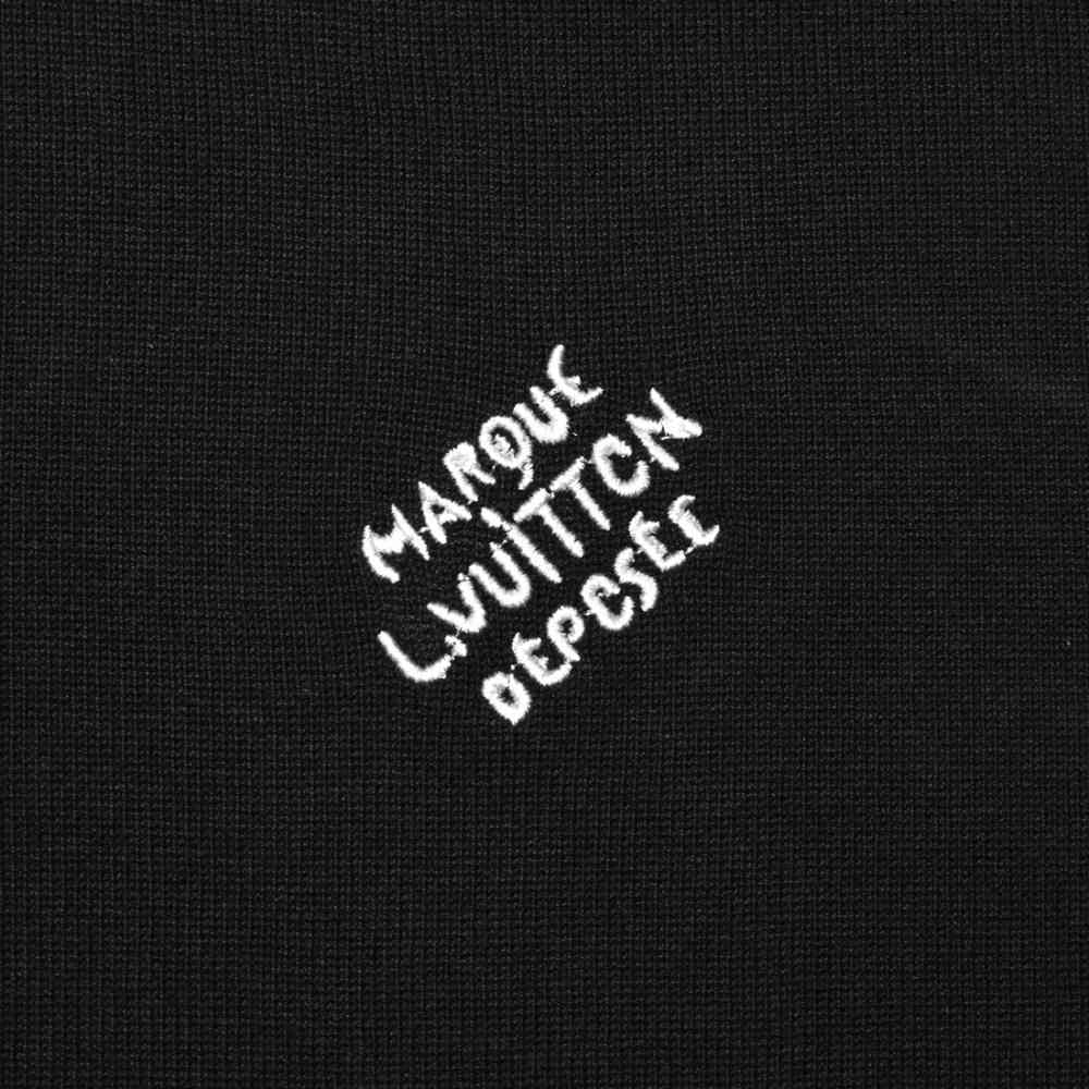 Louis Vuitton Black Premium Quality T-shirt-3