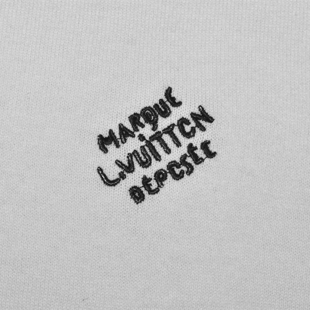 Louis Vuitton White Premium Quality T-shirt-thumb-3