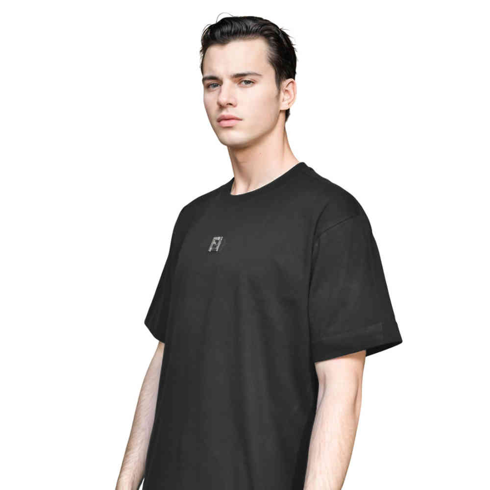 Fendi Black Premium Quality T-shirt-thumb-2
