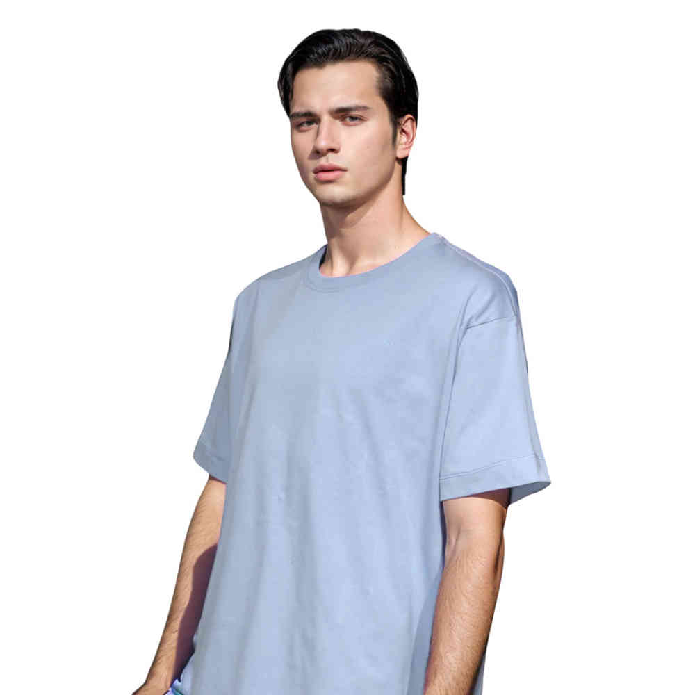 Off-White Mint Blue Premium Quality T-Shirt-thumb-2