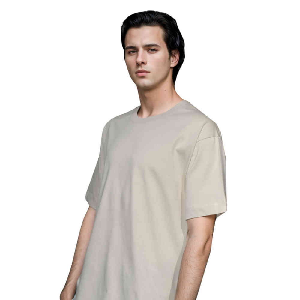 Off-White Cream Premium Quality T-Shirt-thumb-2
