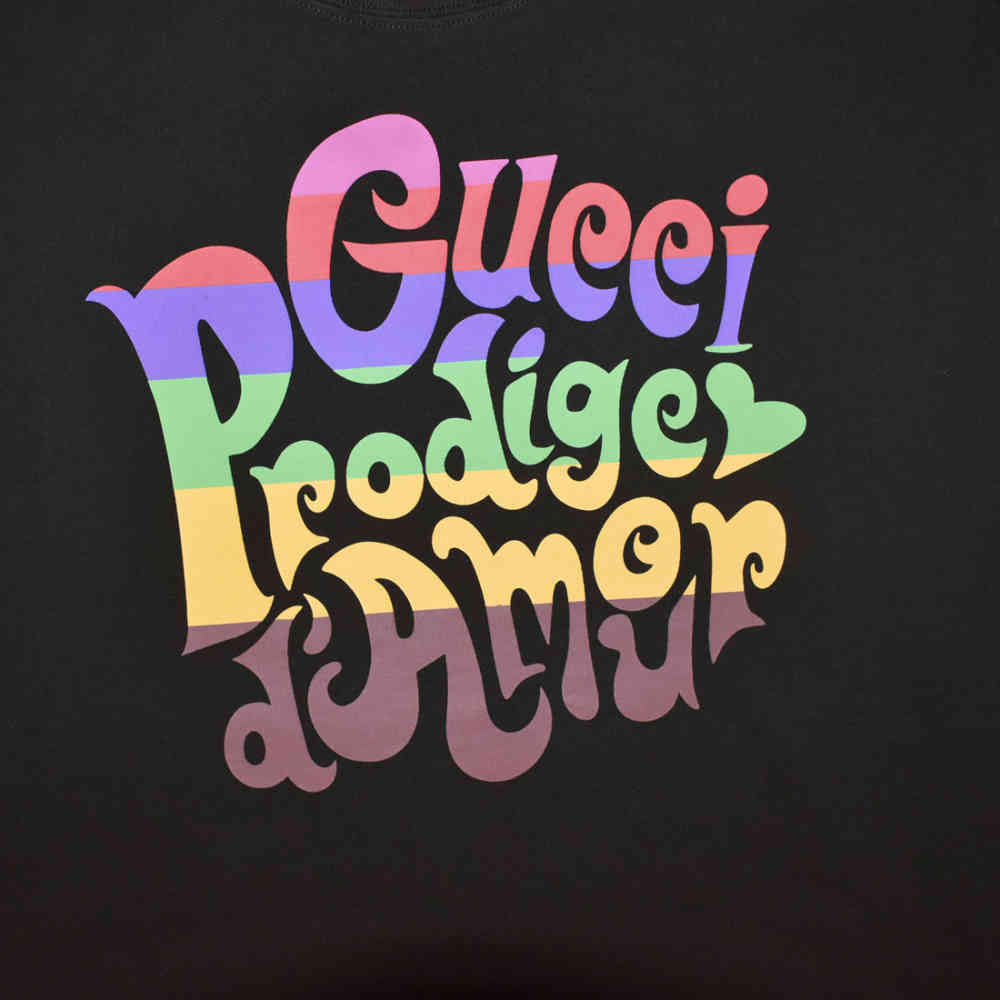 Gucci Black Premium Quality T-shirt-3