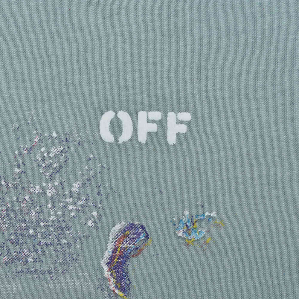 Off-White Sky Blue Premium Quality T-shirt-3