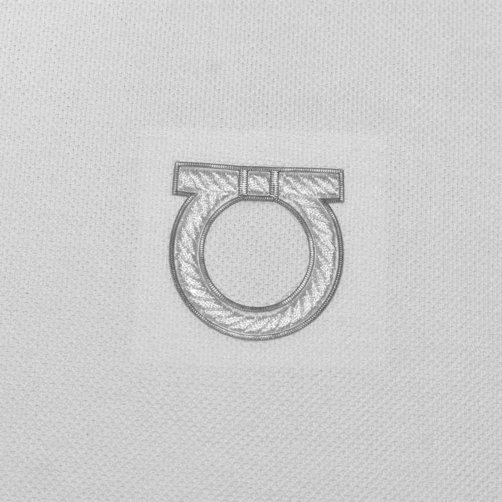 Salvatore Ferragamo White Premium Quality Polo T-shirt-thumb-3