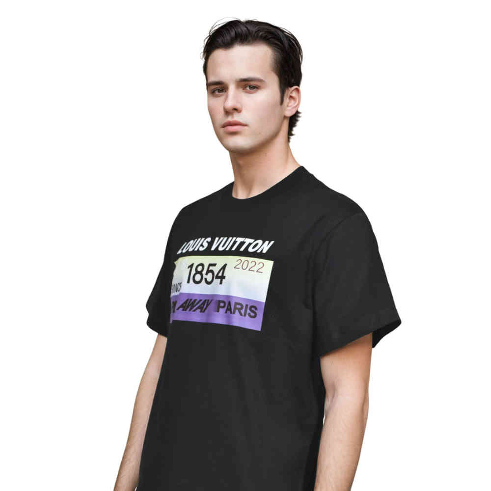 Louis Vuitton Black Premium Quality Tees-2