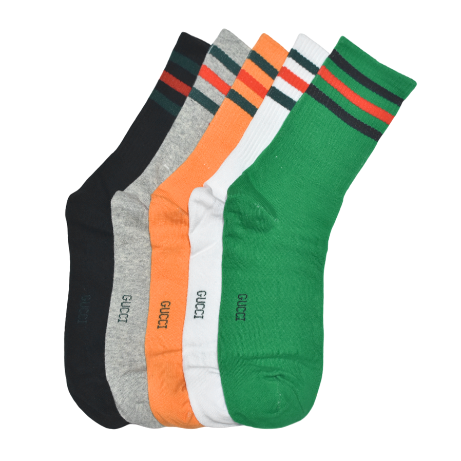 GG Embroidery Premium Cotton Anklet Socks Gucci No Show Premium Quality Socks