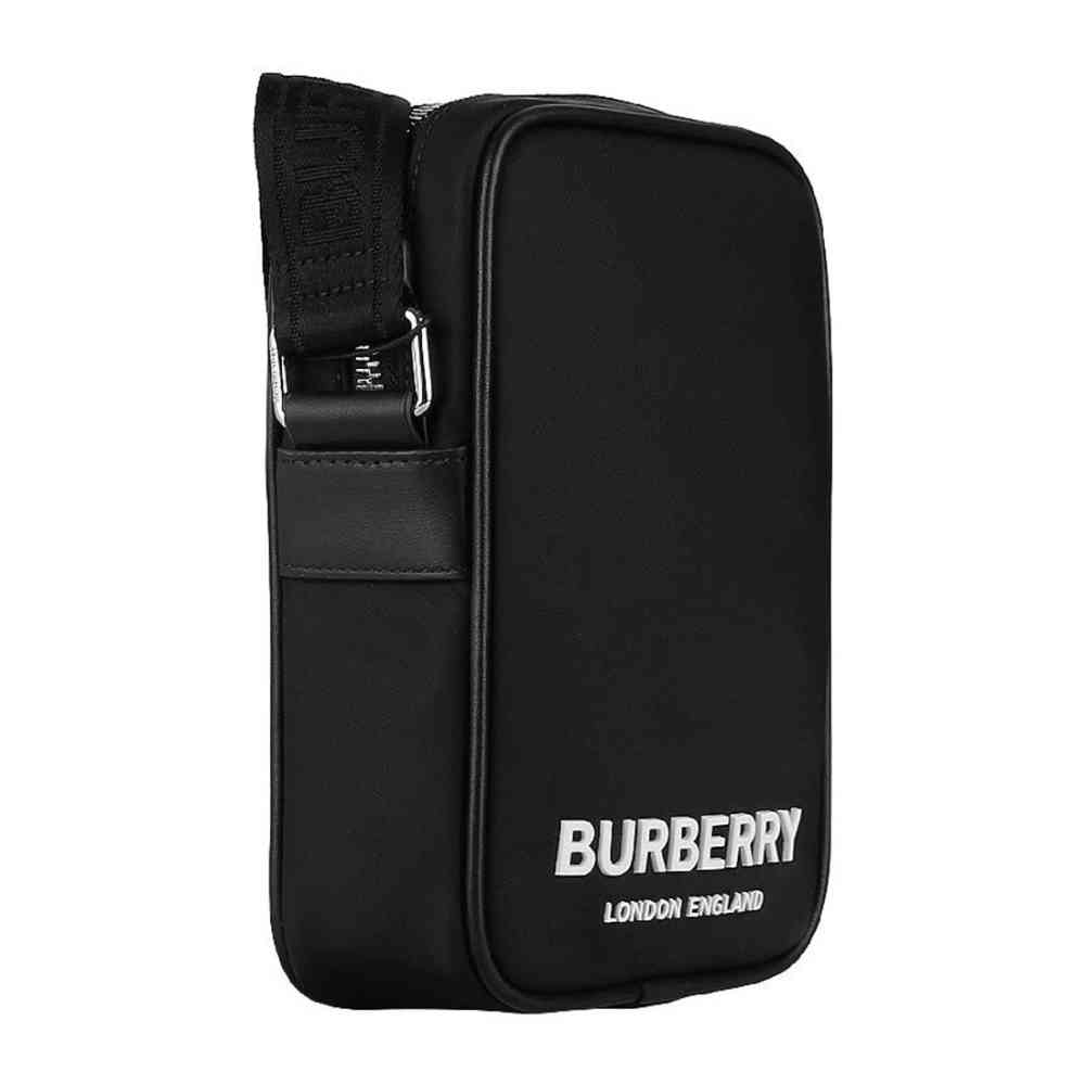 Burberry Black Premium Vertical Paddy Crossbody Bag-thumb-6
