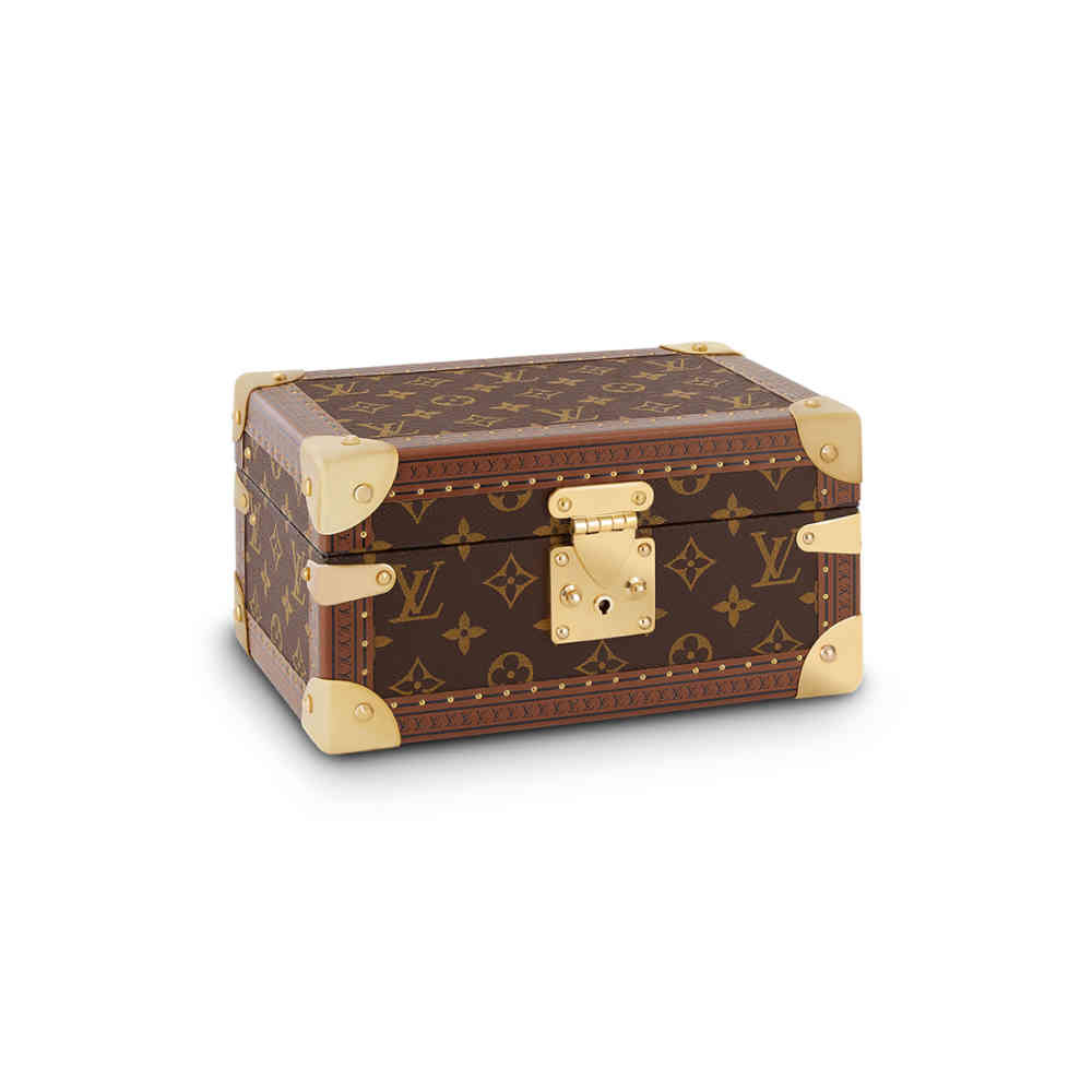 Louis Vuitton Brown Luxury Jewellery Box-thumb-0
