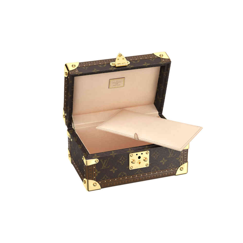 Louis Vuitton Brown Luxury Jewellery Box-thumb-1