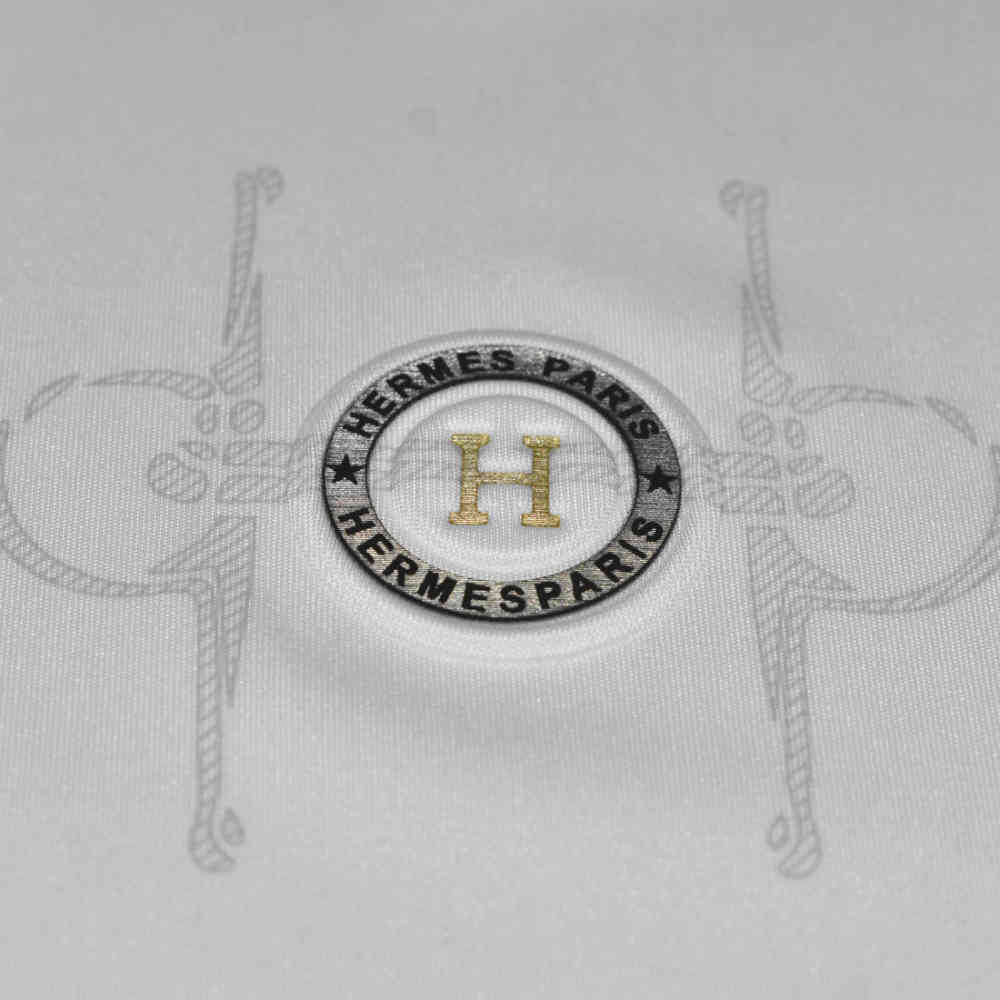 Hermes Paris White Premium Quality Luxury T-shirt-3