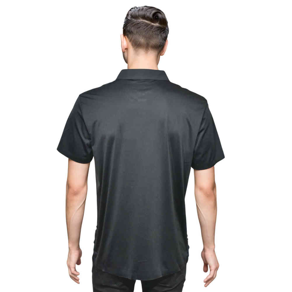 Salvatore Ferragamo Black Premium Quality Polo T-shirt-1