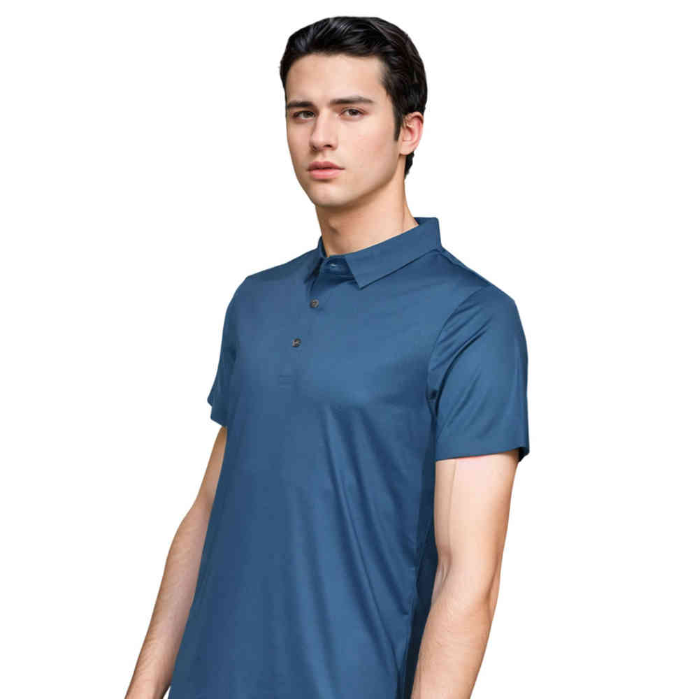 Salvatore Ferragamo Blue Premium Quality Polo T-shirt-2