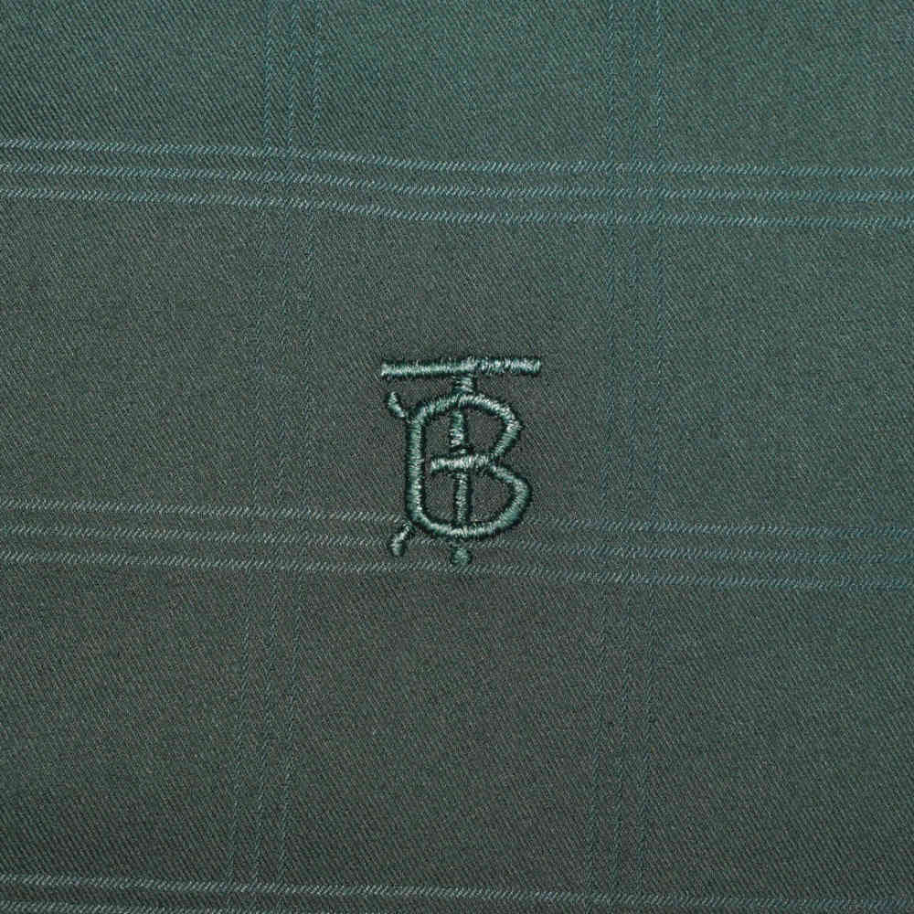 Burberry Dark Green Premium Quality Shirt-3
