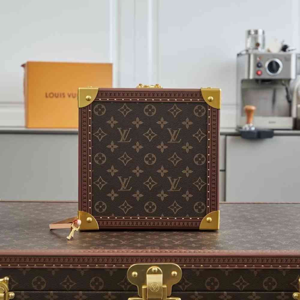 Louis Vuitton Brown Luxury Jewellery Box-thumb-5
